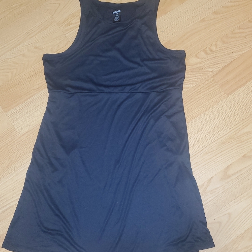 Black Sleeveless Bathing Suit Cover Up Dress